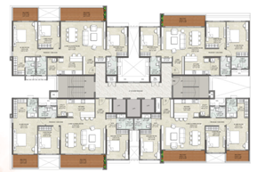 Kalpataru Vadgaon Typical Plan